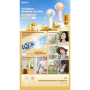 Ventilateur Portable Rotatif A Boucle REMAX F34 Dazzling Series - Blanc