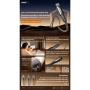 Câble Adaptateur Type-C / Jack Tressé 3.5mm REMAX C23 - 0.12M - Noir