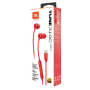 Ecouteurs filaires JBL Tune 310C Rouge - Son de qualité supérieure et confort exceptionnel