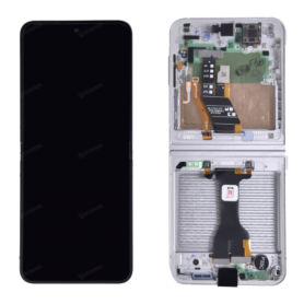 Buy Samsung Galaxy Z Flip 6 White Inner Screen + Chassis GH82-35013F - Original Service Pack Replacement