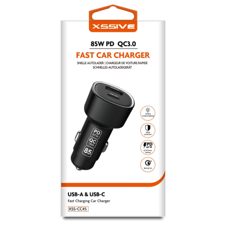 Chargeur Voiture Rapide 85W XSSIVE XSS-CC45