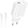 Chargeur Secteur + Câble USB-C/Lightning XSSIVE XSS-AC71CL