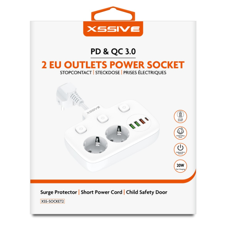 Prises Secteur PD QC3.0 XSSIVE XSS-SOCKET2