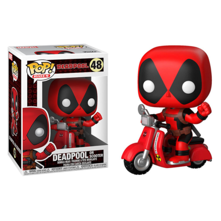 Figurine Funko Pop! Deadpool on Scooter Bobble 48