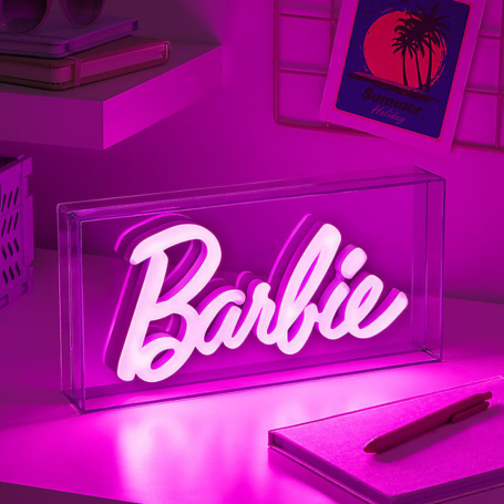 Lampe USB Décorative à LED Lumière d'Ambiance Paladone Barbie - Éclairez Votre Espace avec Style