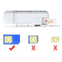 4G USB LTE Portable WiFi Modem Key Reliable Connection for Cars and Laptops