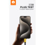 Câble USB-C / Type-C Nylon Tressé 100W Jaune - X198 (WUW)