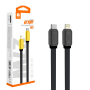 Câble USB-C / Lightning Nylon Tressé 27W Noir - X199 (WUW)
