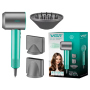 VGR Foldable Hair Dryer BLDC Dual Voltage Salon Ionic V440 Green