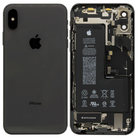 Châssis Complet iPhone XS Max Noir - Connecteur de Charge et Batterie (Origine Démonté) Grade A/B - Achats Sécurisés et Livraiso