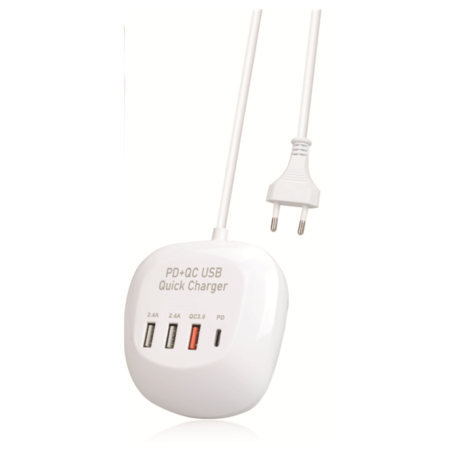 LinQ C1004 rapid PD+QC 3.0 charging station