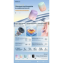 Enceinte Portable Sans Fil 1200mAh REMAX RB-M2 - 10M de distance de transmission - IPX5 - Dégradé Violet Rose