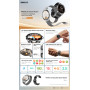 Montre Connectée 180mAh REMAX WATCH21 Ultra-mince - 6.5MM - IP67 - écran AMOLED - Chargement Magnétique - Noir