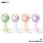 Mini Ventilateur Portable 1200mAh REMAX F33 - Support Intégré - 3 Vitesses - Vert
