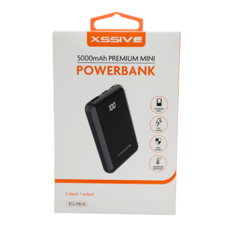 Power Bank 5000mAh XSSIVE XSS-PB18 - Noir
