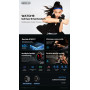 Montre connectée Czhiwo 270mAh REMAX WATCH 9 - Assistant Vocal - Chargement sans fil - Tarnish