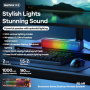 Remax RB-M8 1000mAh Bluetooth 5.0 Speaker Streamers Series RGB - Gray