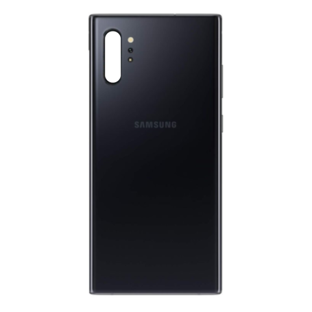 Vitre arrière Samsung Galaxy Note 10 Noir Originale - Pièce Détachée de Remplacement Grade A