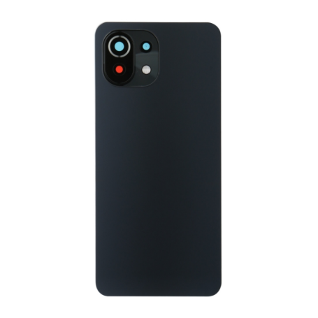 Original Rear Window for Xiaomi Mi 11 Lite 4G/5G Black Grade A - Replacement Parts