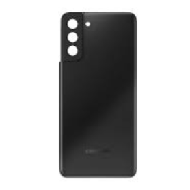Original Disassembled Samsung Galaxy S21 5G Rear Window Phantom Black Grade AB No Lens Contour