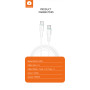 USB-C / USB-C Cable 65W White - X205 (WUW)