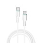 Câble USB-C / USB-C 65W Blanc - X205 (WUW)
