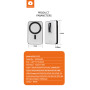 Power Bank 10000mAh 15W Fast Charging +USB C 20W Blanc - WUW Y152
