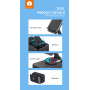 Support/Enceinte de Bureau 2 en 1 Noir - WUW R190