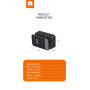 Support/Enceinte de Bureau 2 en 1 Noir - WUW R190