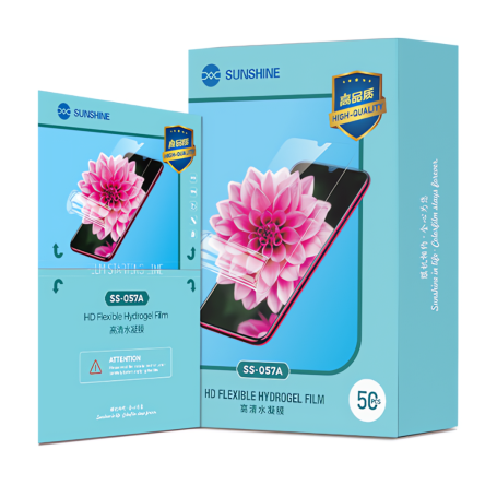 Film Hydrogel Flexible TPH SUNSHINE SS-057A - Lot de 50 - Protection Écran Premium