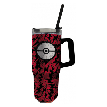 Stor Pokemon 940ML Rambler Steel Bottle - Black