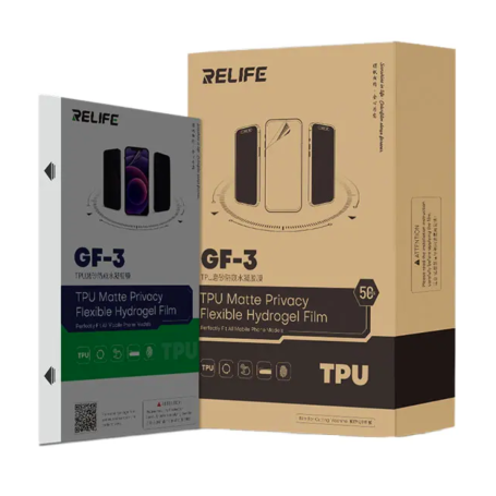 RELIFE GF-3 Anti-Peeping Matte Hydrogel Film 50Pcs Privacy Screen Protector