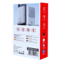 Power Bank Magnétique 10000 mAh avec 3 Câbles intégrés Type-C, Lightning et USB FASR FS-B1