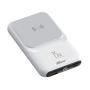 FASR FS-B1 Magnetic Power Bank 10000 mAh with 3 Built-in Cables Type-C, Lightning and USB