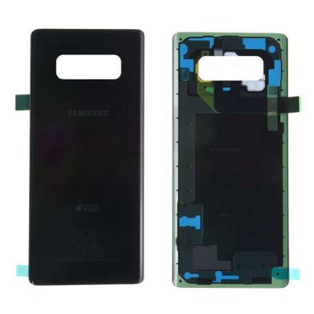 Vitre Arrière Samsung Galaxy Note 8 Noir Originale - Grade AB - Réparez Votre Smartphone