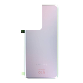 Buy Rear Window Samsung Galaxy S21 5G Phantom Silver Original Disassembled Grade AB Without Contour Lens