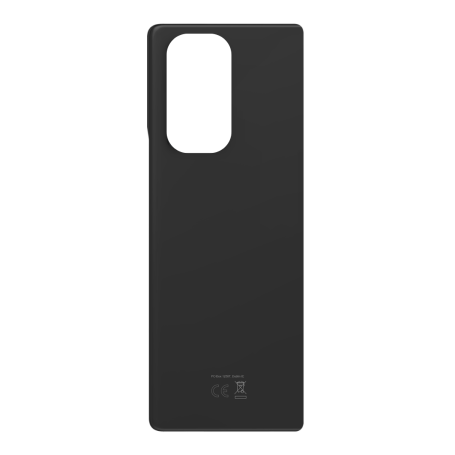 Rear window Samsung Galaxy Z Fold 2 F916B Black Without Lens Contour (Original Disassembled) - Grade A