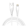 Câble USB / Lightning 2.4A 1m blanc - X196 (WUW)