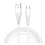 Câble USB / Type-C 2.4A WUW X196 - 1M - Blanc