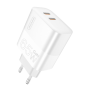 Chargeur GaN PD 65W double Type-C Wuw C198