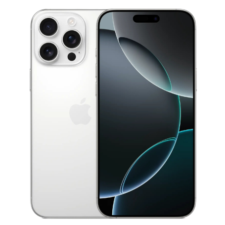 iPhone 16 Pro Max 256 Go Titane Blanc - Comme Neuf (Batterie 100%)