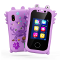 KP08 Crab Smartphone Toy - IPS Screen - Dual Camera for Kids - Purple