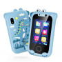 KP08 Dinosaur Smartphone Toy - IPS Screen - Dual Camera for Kids - Blue