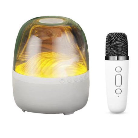 Enceinte Bluetooth Avec Micro Lampe Couleur 360° 8W L-28+