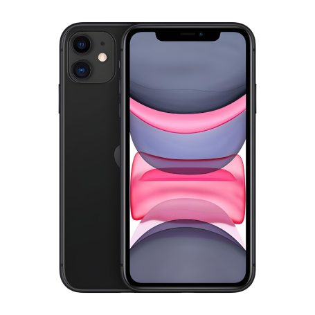 iPhone 11 64 Go Noir - Grade A (Ecran et Batterie Reconditionnés)