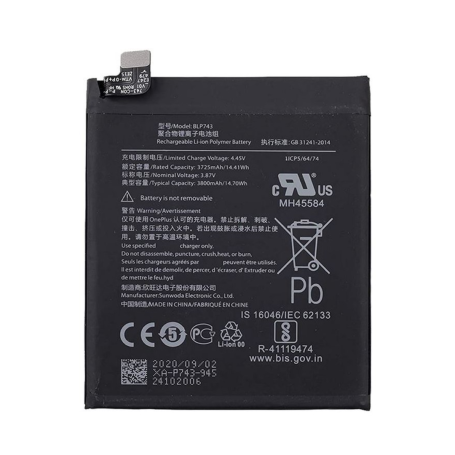 Buy OnePlus 7T Battery - High Quality Replacement at Best Price Online