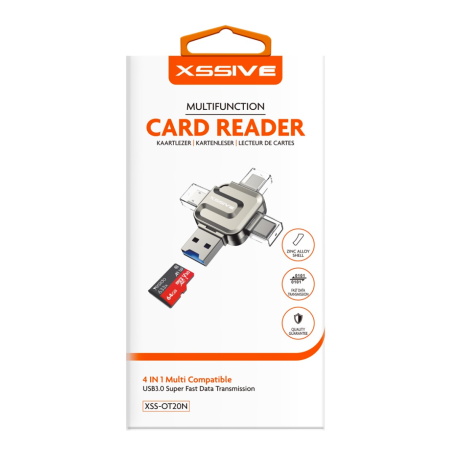 XSSIVE 4in1 Multifunction Card Reader XSS-OT20N