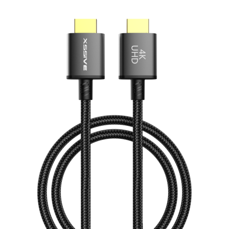 Câble HDMI/HDMI 4K 3m XSSIVE XSS-4KHDMI3M - Noir
