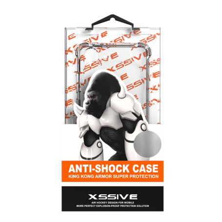 Coque Antichoc XSSIVE pour Samsung - Transparente