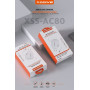 Chargeur Rapide 65W + Câble Rétractable USB-C XSSIVE XSS-AC80 - Blanc